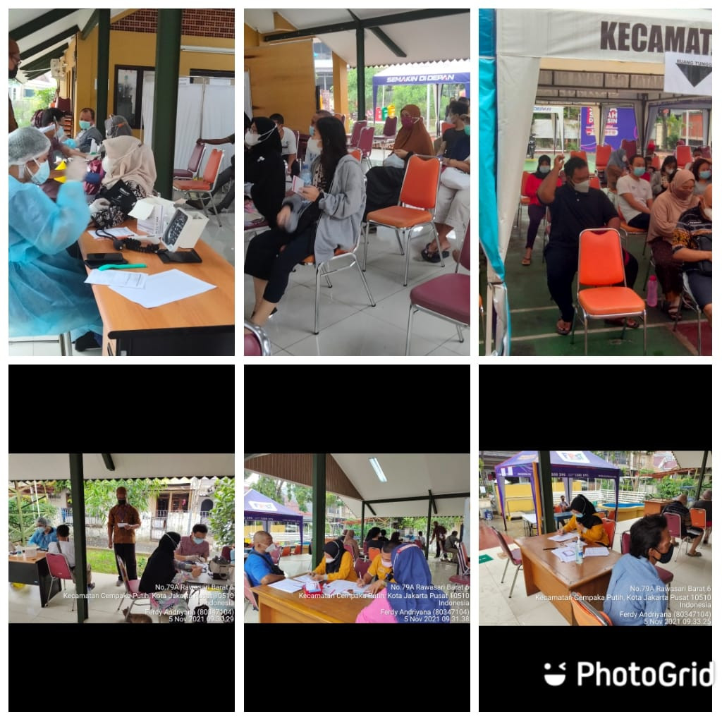 Kegiatan Vaksin di RPTRA Matahari